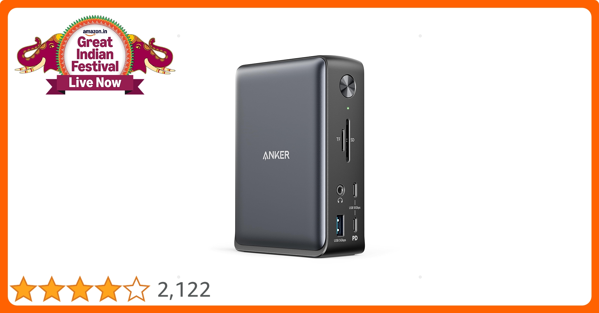 Anker Docking Station, PowerExpand 13-in-1 USB-C Dock for